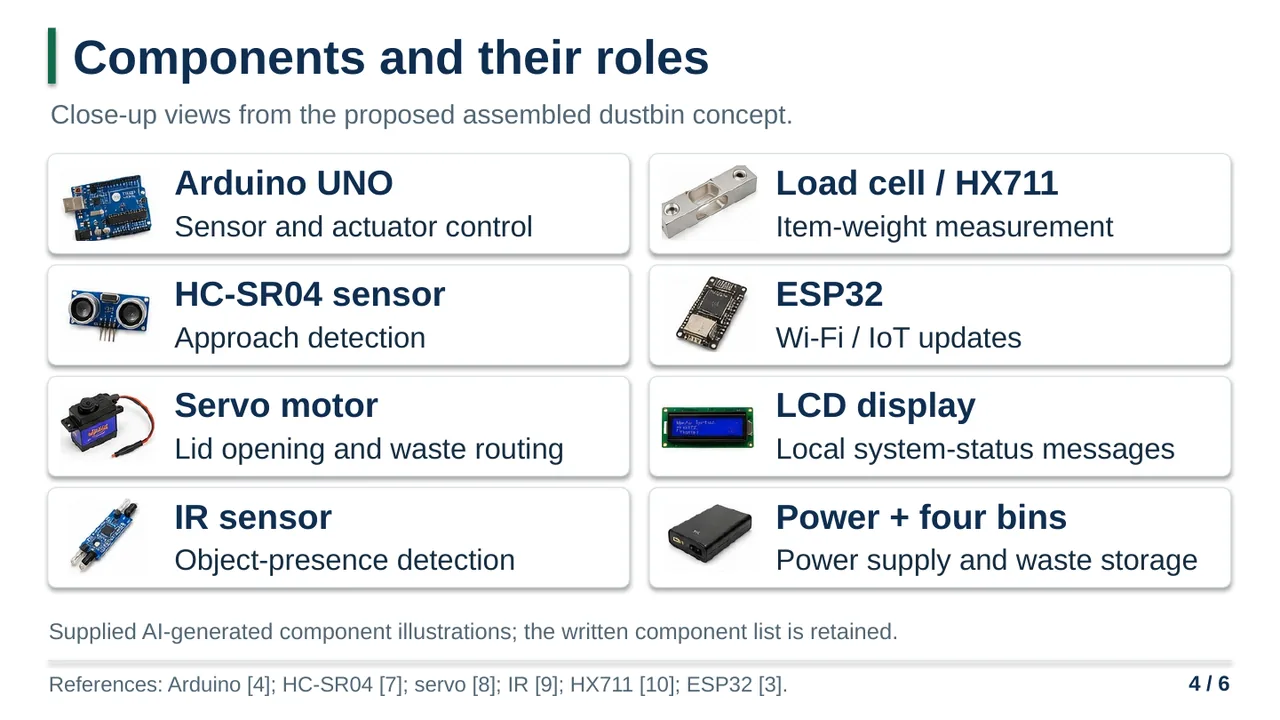 Smart IoT Dustbin — slide 4