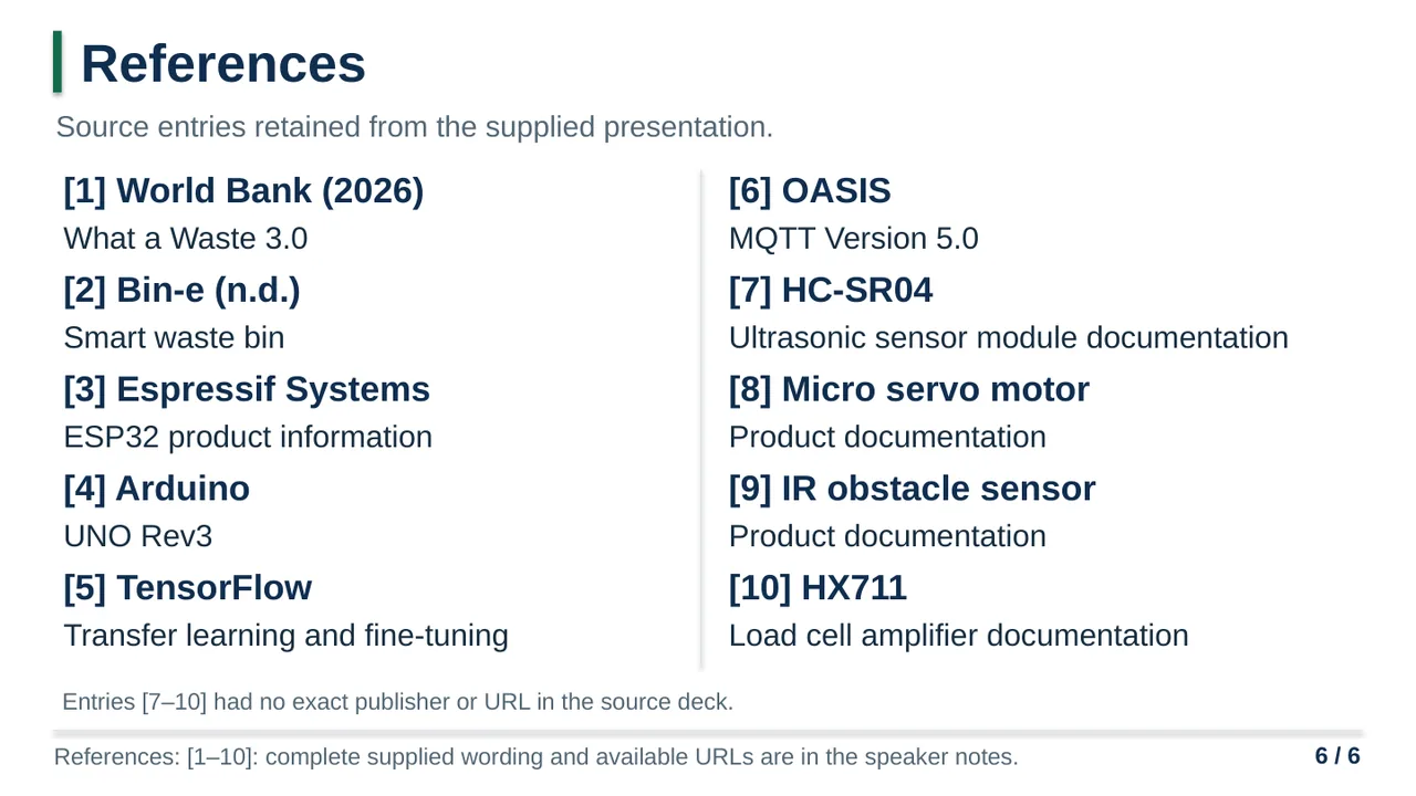 Smart IoT Dustbin — slide 6