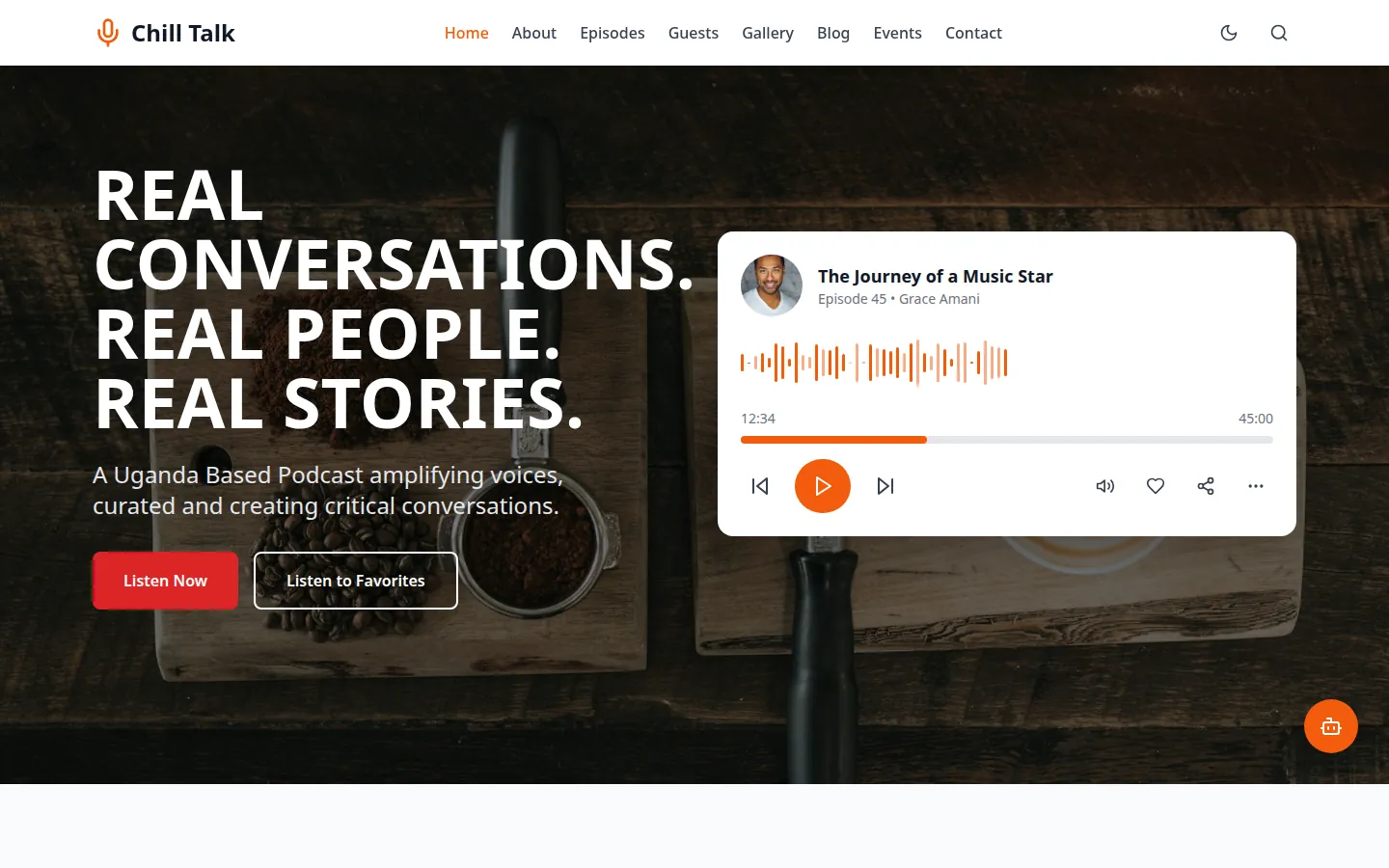 Chill Talk Podcast Platform
